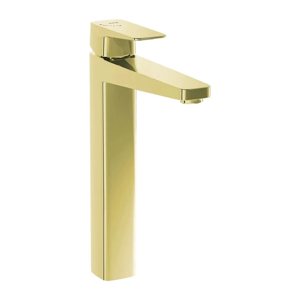 A4273374 Artema Root Square Tezgah Üstü Lavabo Bataryası Soft Altın ürün görseli 1