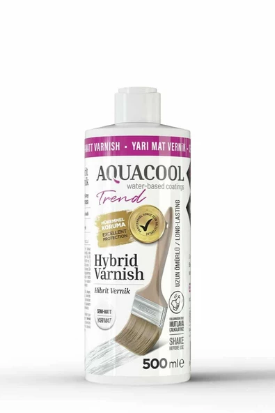 Aquacool Hibrit Vernik 500 ml. - Resim 3
