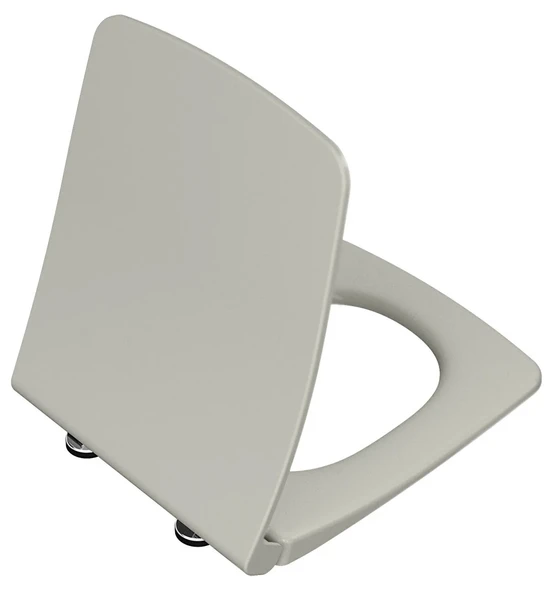 Vitra Metropole Slim Klozet Kapağı, Yavaş Kapanır, Mat Bej, 122-420-009 ürün görseli 1