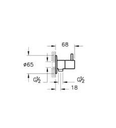 A4521429 VitrA Origin Ara Musluk,Soft Bakır - Resim 2