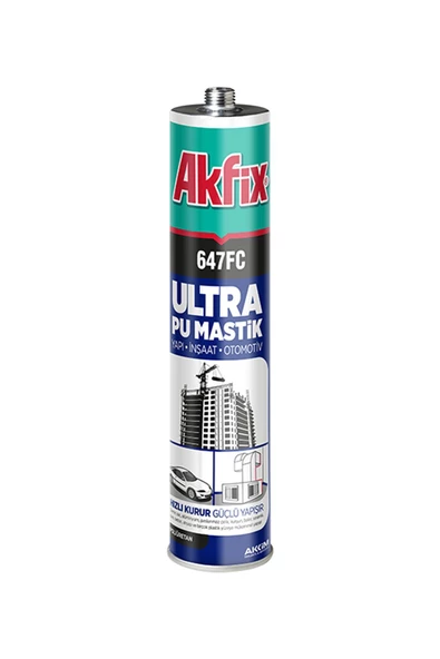 Akfix 647FC Ultra Pu Mastik 280 ml. Siyah ürün görseli 1
