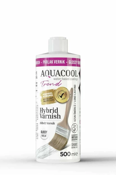 Aquacool Hibrit Vernik 500 ml. - Resim 4