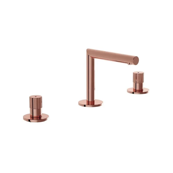 A4258329 VitrA Origin Ankastre Lavabo Bataryası (3 Delikli Lavabolar için), Soft Bakır ürün görseli 1