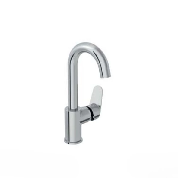 A43152 Artema Flow Round Döner Borulu Lavabo Bataryası Krom ürün görseli 1