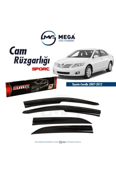 Cam Rüzgarlığı Toyota Corolla 2007-2012 Arası Mugen Tip Cam Rüzgarlık ürün görseli 1