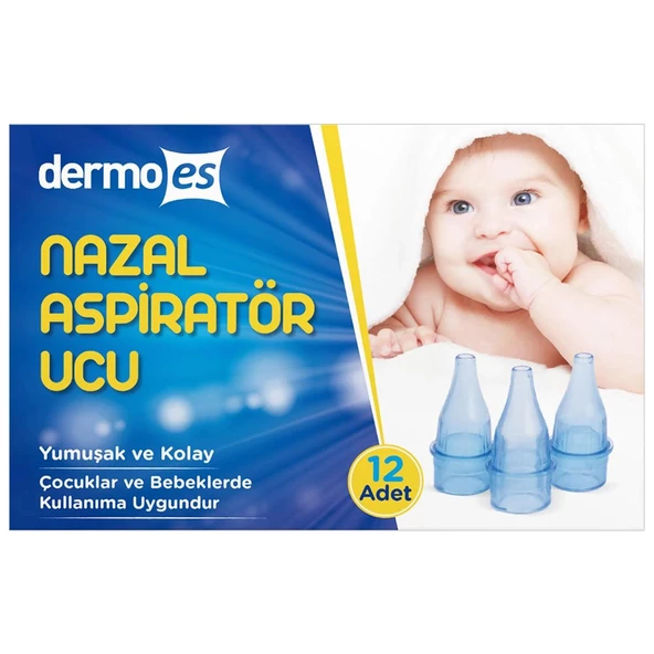 Dermoes Burun Aspiratör Yedek 12'li 8699241774867 ürün görseli 1
