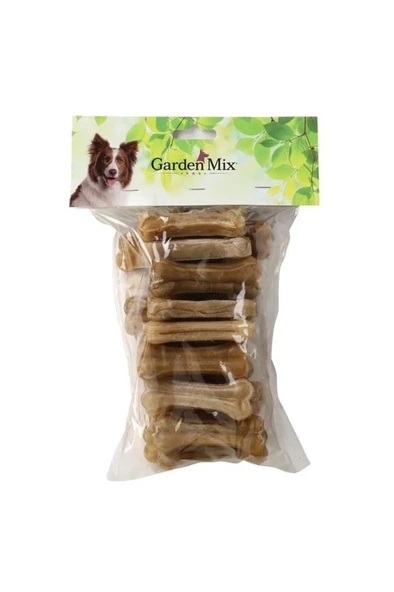 Gardenmix Deri Pres Kemik 8 Cm 20-25 Gr 20 Li Paket ürün görseli 1