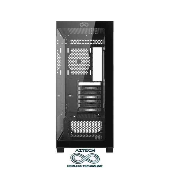 AZTECH AZT101 B Gaming Mid-Tower PC Kasası RGB Switch - Resim 3