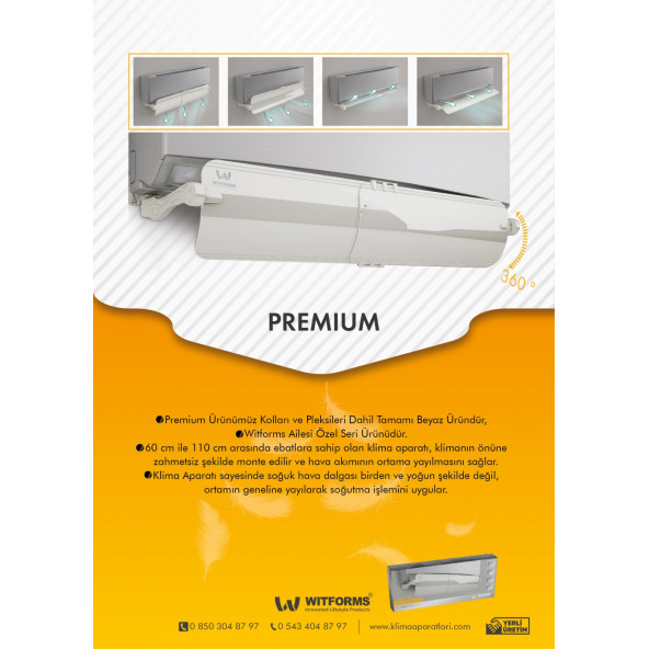 Witforms Split Klima Aparatı Premium Beyaz - Resim 5
