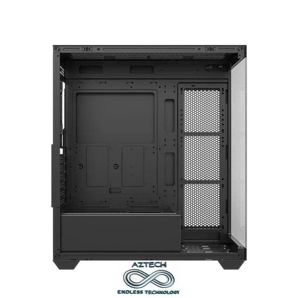 AZTECH AZT101 B Gaming Mid-Tower PC Kasası RGB Switch - Resim 6