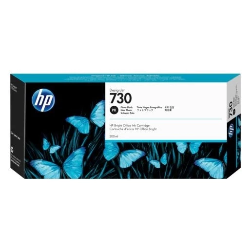 Hp P2v73a (730) Fotoğraf Siyahı 300 Ml Genıs Format Murekkep Kartusu ürün görseli 1