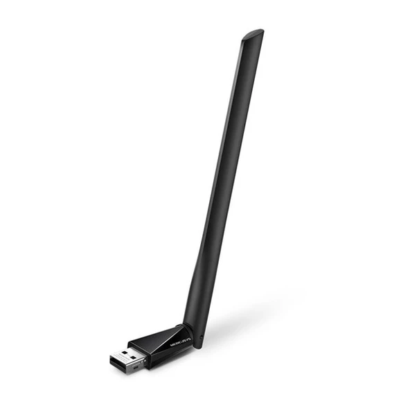 MERCUSYS MA30H AC1300 Yüksek Kazançlı Kablosuz Çift Bant USB Adaptörü ürün görseli 1