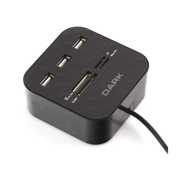 DARK UCR202 PRO DUO DK-AC-UCR202 USB 3.0 Harici Kart Okuyucu ürün görseli 1