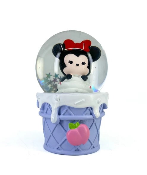 Işıklı Kar Küresi Minnie Mouse 7 cm - Resim 2