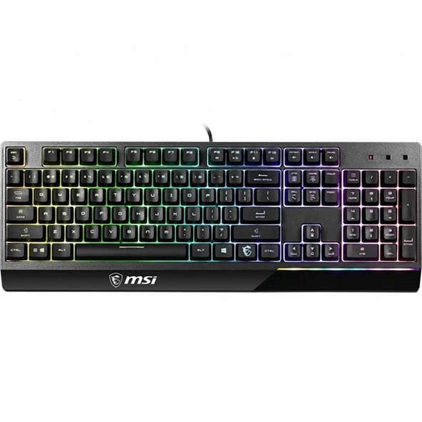 MSI GG Vigor GK30 TR USB Q Trk RGB Mekanik Hisli Siyah Gaming Klavye ürün görseli 1
