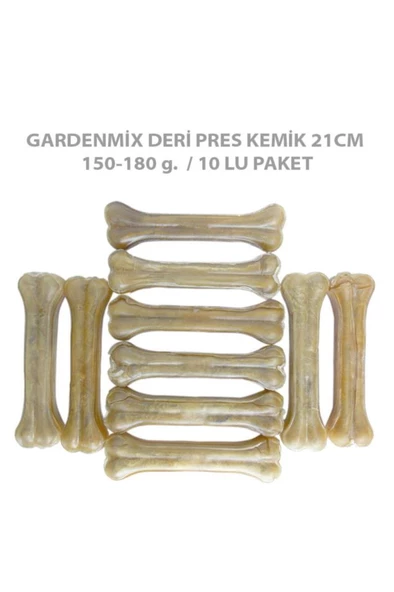 Gardenmix Deri Pres Kemik 21cm 150-180 Gr 10lu PakET ürün görseli 1