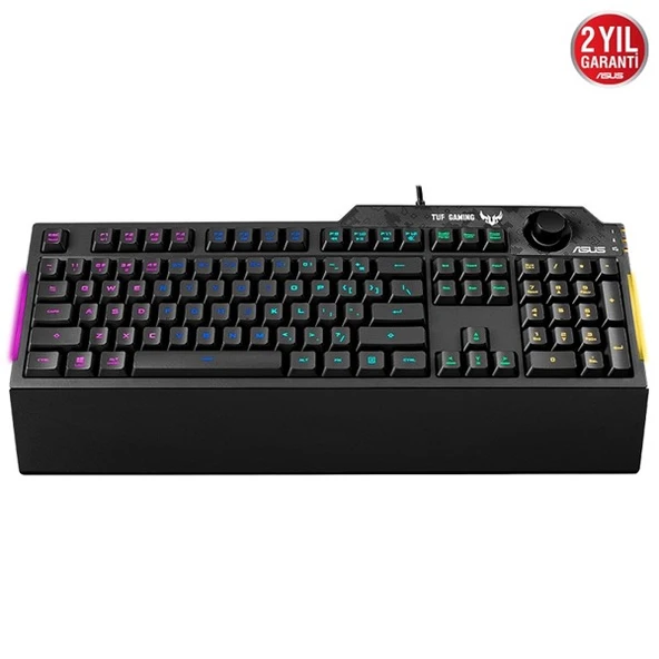 ASUS TUF GAMING K1 USB Q Trk Mekanik Hisli Siyah Gaming Klavye ürün görseli 1