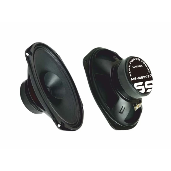 Massive MS-M690FX Oval Midrange 300W Maksimum 120W RMS Kapaklı ürün görseli 1