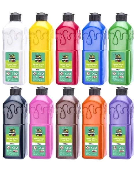 Nova Color Parmak Boyası 500 Gr 10 renk ürün görseli 1