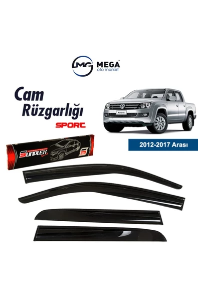 Cam Rüzgarlığı Volkswagen Amarok 2012-2019 ile uyumlu Uyumlu ürün görseli 1