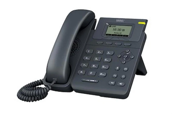 Karel IP1211 IP Masaüstü Kablolu Telefon Adaptör Dahil ürün görseli 1