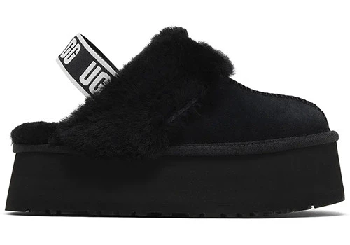 Ugg Funkette Slipper Black ürün görseli 1