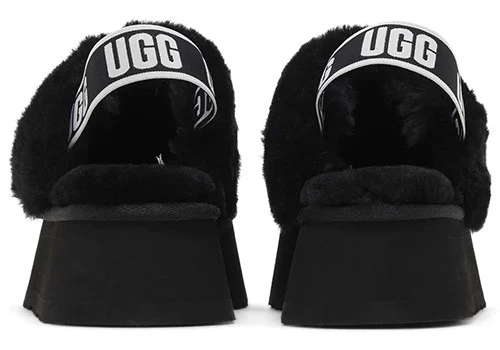 Ugg Funkette Slipper Black - Resim 4