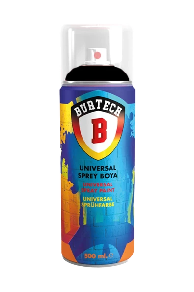 Burtech Tampon Boyası RAL-9005 (500ml) ürün görseli 1