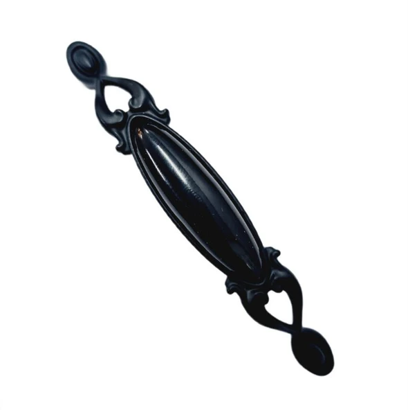 MİRAY 96 mm Metal siyah  porselen / 5 ADET ürün görseli 1