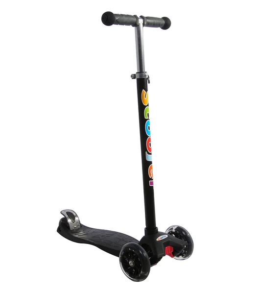 Xslide Safe Işıklı Tekerlekli Scooter-SİYAH ürün görseli 1