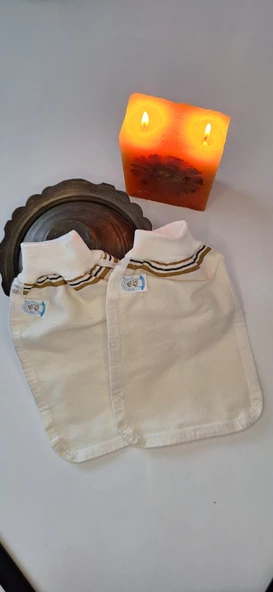 EKER-KONFOR HIZLIGİY KESE SETİ-2 ADET KESE-Lastikli Kese-Banyo ve Duş Kesesi-Doğal Özel Dokuma ürün görseli 1