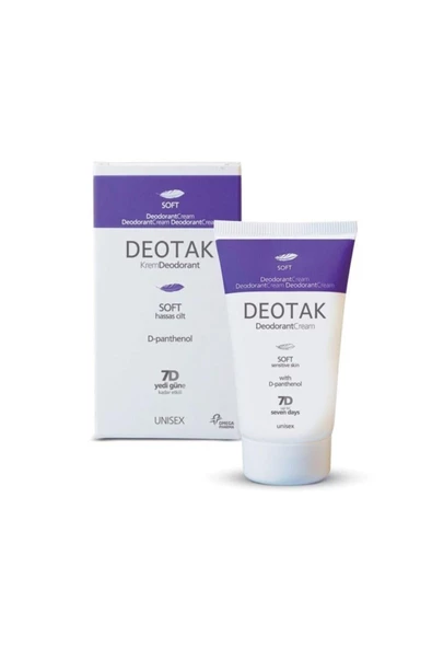 Deotak Soft Hassas Cilt Krem Deodorant 35 ml ürün görseli 1