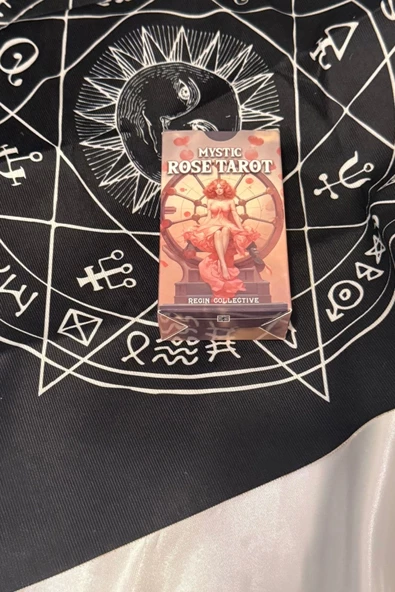 Tarot Orjinal Tarot Kart Mystic Rose Tarot Destesi Ve Kitabı Pembe Örtüsü ürün görseli 1