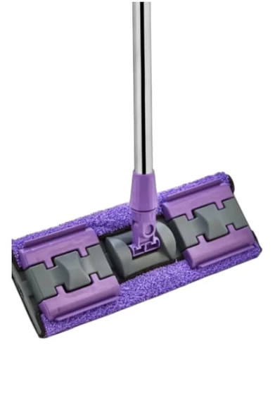 Mandallı Mop, Yer Duvar Cam Çok Amaçlı Paspas, Temizlik Mendili Uyumlu Kıskaçlı Yengeç Mop ürün görseli 1