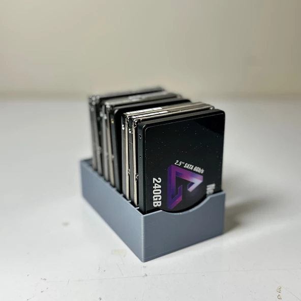 10'LU HARDDİSK, SSD, HDD 2,5 İNÇ SAKLAMA KUTUSU - Resim 2