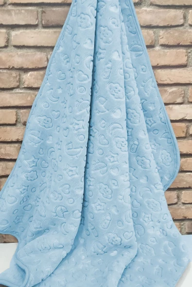 Bebek Battaniyesi Yeni Model Mavi ürün görseli 1