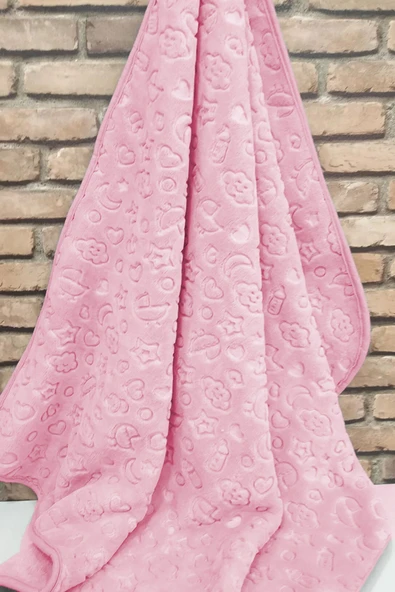 Bebek Battaniyesi Pembe - Resim 3