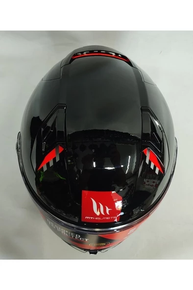 Kask Revenge 2 Solıd A11 Gloss Black Şeffaf Vizörlü 14b - Resim 7