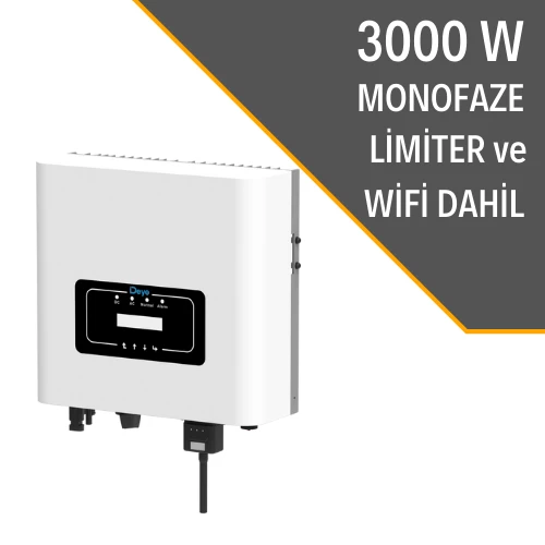 DEYE 3KW ON-GRİD MONOFAZE İNVERTER ürün görseli 1