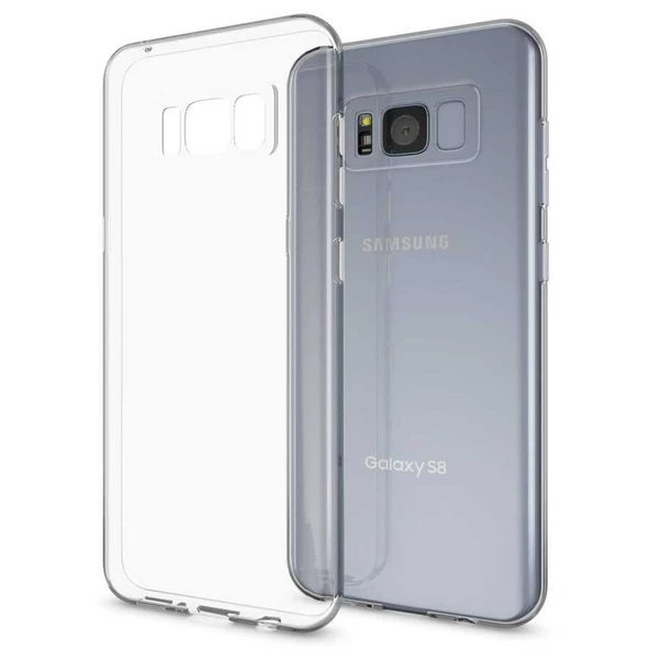 Galaxy S8 Kılıf Zore Kamera Korumalı Süper Silikon Kapak ürün görseli 1