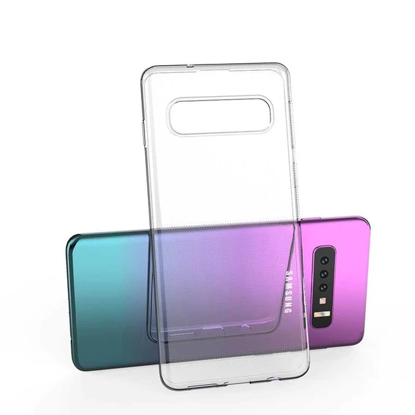 Galaxy S10 Plus Kılıf Zore Kamera Korumalı Süper Silikon Kapak ürün görseli 1