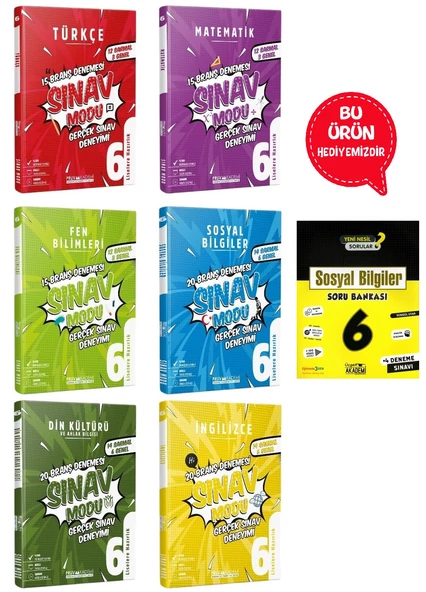 6.Sınıf Sınav Modu Seti ürün görseli 1