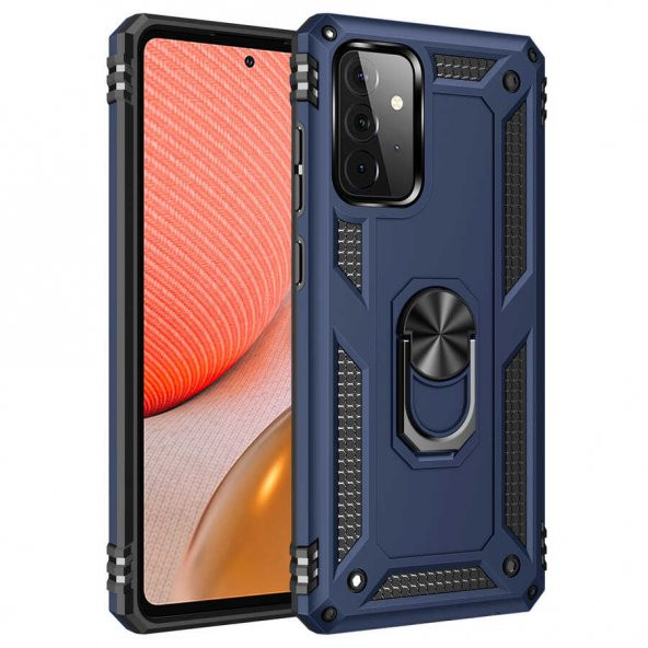 Galaxy A72 Kılıf Yüzüklü Standlı Manyetikli Armor Zırh ürün görseli 1