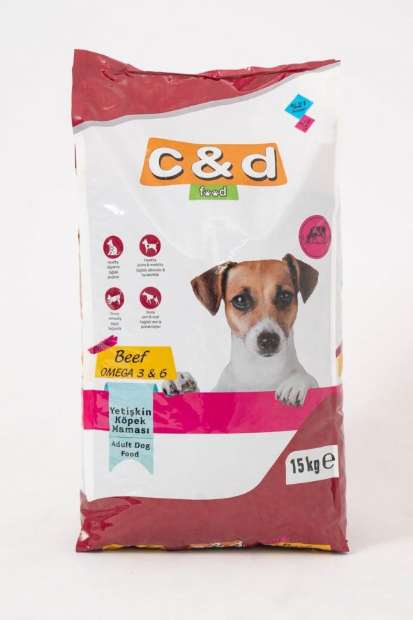 Hayal  Sepeti Yetişkin Köpek Maması 15KG  BİFTEKLİ YENİ ÜRÜN   PREMİUM OMEGA 3&6 ürün görseli 1