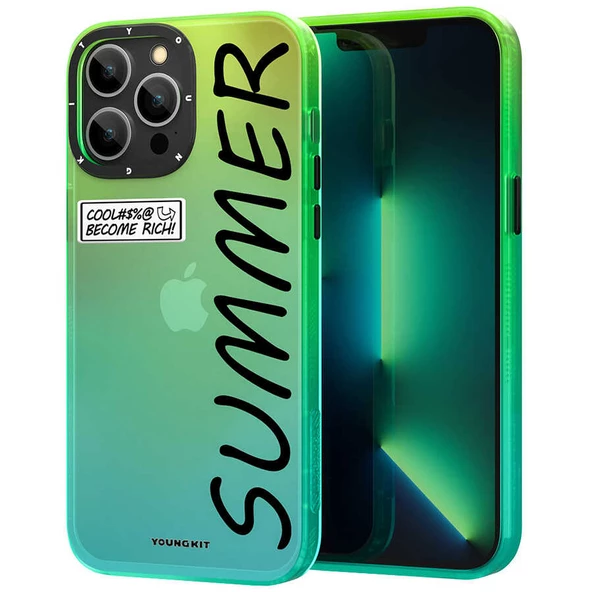 Youngkit Apple iPhone 13 Pro Kılıf YoungKit Summer Serisi Kapak ürün görseli 1