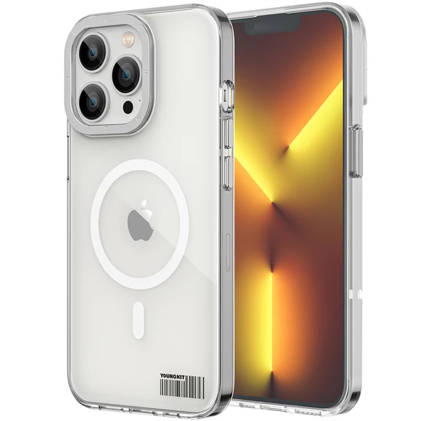 Youngkit Apple iPhone 12 Pro Max Kılıf Magsafe Şarj Özellikli Youngkit Coloured Glaze Serisi Kapak ürün görseli 1