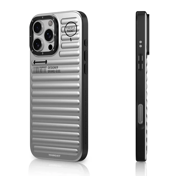 Youngkit Apple iPhone 16 Pro Magsafe Şarj Özellikli Kılıf Mat Renkli Tasarım Youngkit Original Serisi Kapak ürün görseli 1