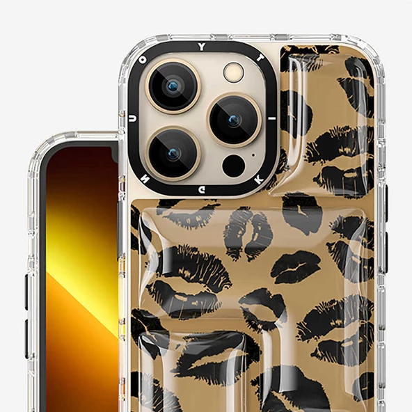 Youngkit Apple iPhone 13 Pro Max Kılıf YoungKit Leopard Article Serisi Kapak - Resim 12