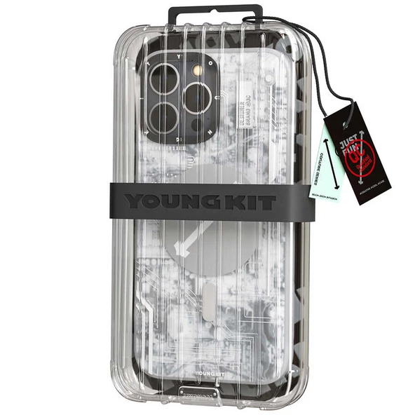 Youngkit Apple iPhone 13 Pro Kılıf YoungKit Technology Serisi Kapak - Resim 11
