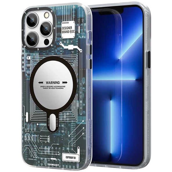 Youngkit Apple iPhone 13 Pro Kılıf YoungKit Technology Serisi Kapak ürün görseli 1